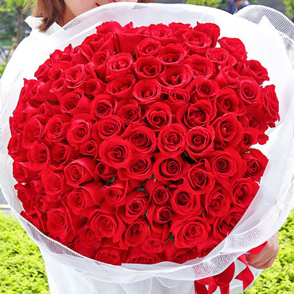 天长地久- 99朵顶级红玫瑰送恋人爱情鲜花
