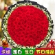 海约山盟-99朵精品红玫瑰，外围火龙珠点缀